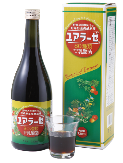 写真：ユアラーゼ80種類＋乳酸菌 720㎖